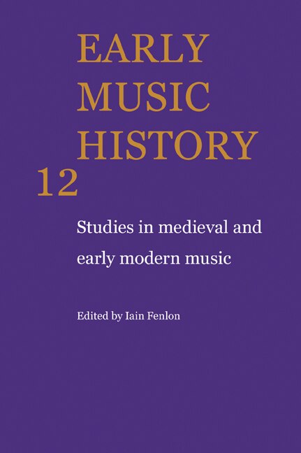 Couverture_Early Music History