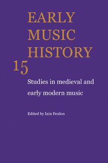 Front cover_Early Music History