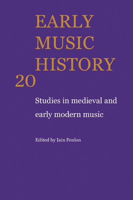 Couverture_Early Music History