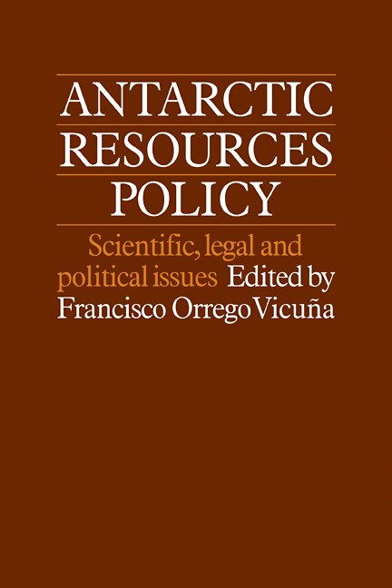 Front cover_Antarctic Resources Policy