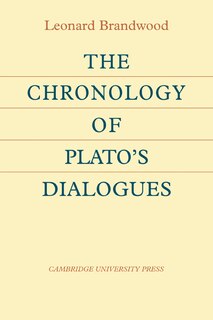 Front cover_The Chronology Of Plato's Dialogues