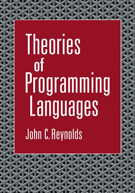 Front cover_Theories of Programming Languages