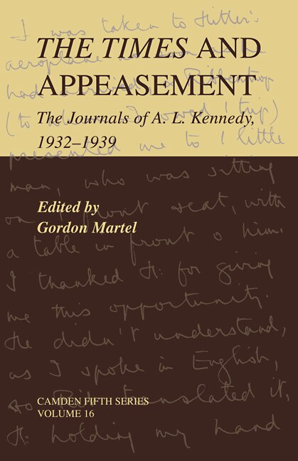 Front cover_The Times and Appeasement