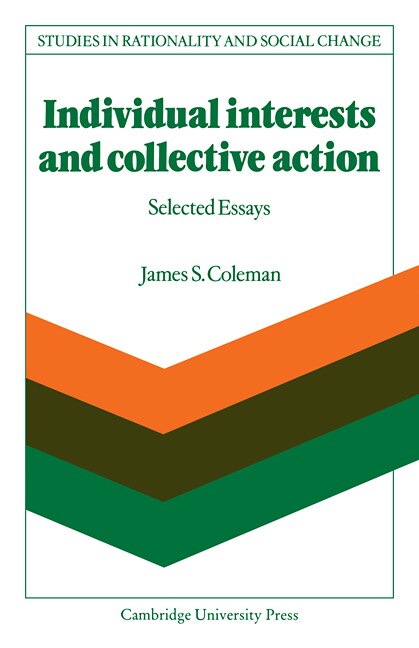 Front cover_Individual Interests and Collective Action