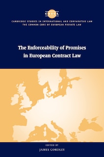 Front cover_The Enforceability of Promises in European Contract Law