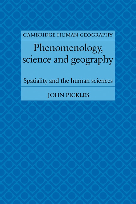 Couverture_Phenomenology, Science and Geography