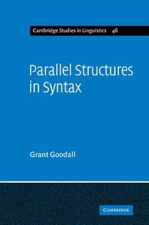 Front cover_Parallel Structures in Syntax