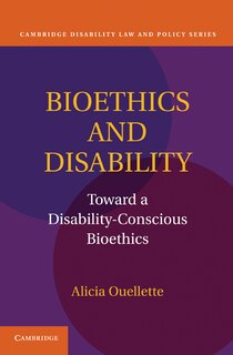 Front cover_Bioethics and Disability
