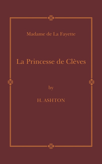 Front cover_La Princesse De Clèves