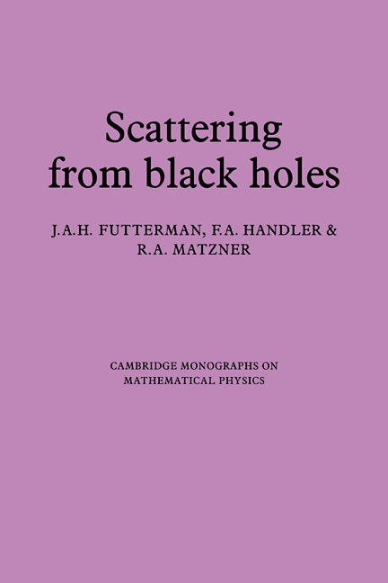 Front cover_Scattering from Black Holes