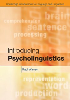 Front cover_Introducing Psycholinguistics