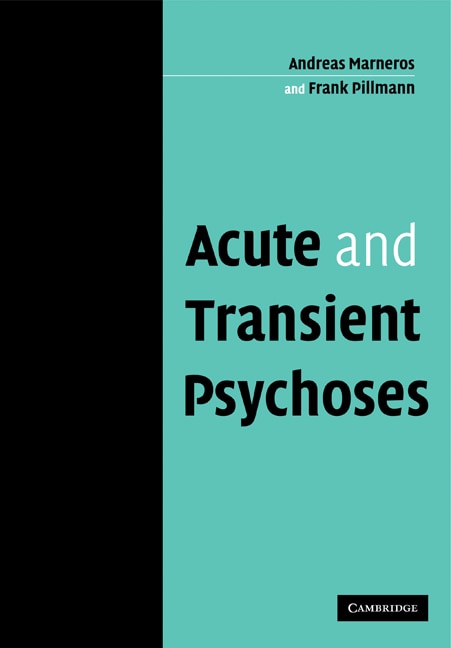 Front cover_Acute and Transient Psychoses