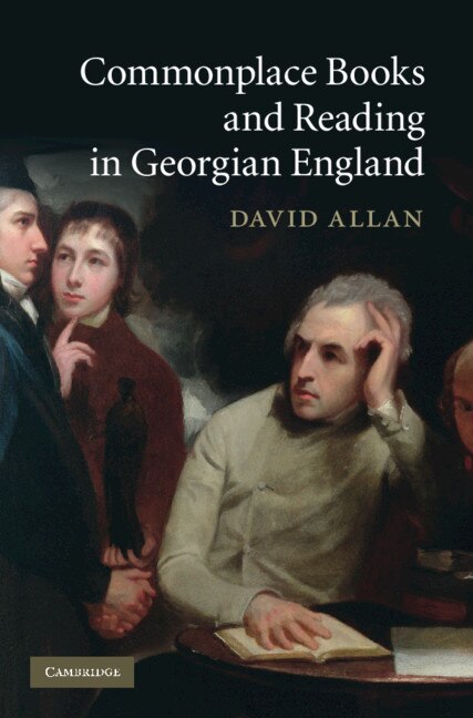 Couverture_Commonplace Books and Reading in Georgian England