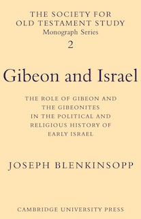 Front cover_Gibeon and Israel