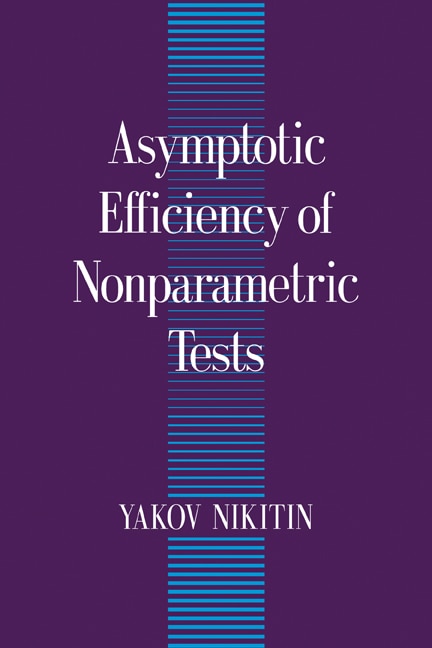 Front cover_Asymptotic Efficiency of Nonparametric Tests