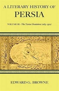 Front cover_A Literary History of Persia