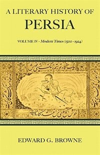 Front cover_A Literary History of Persia