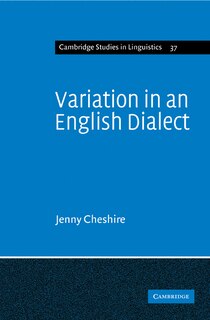 Front cover_Variation in an English Dialect