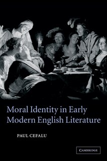 Couverture_Moral Identity in Early Modern English Literature