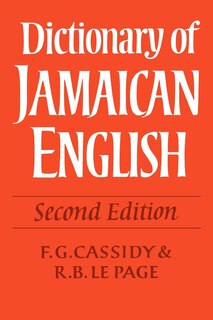 Front cover_Dictionary of Jamaican English
