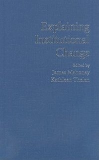 Couverture_Explaining Institutional Change