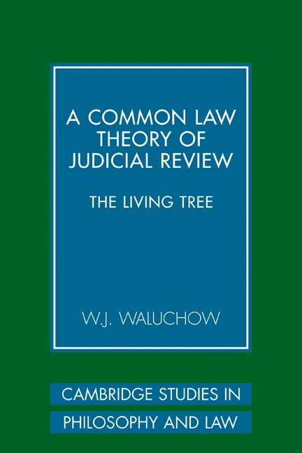 Front cover_A Common Law Theory of Judicial Review