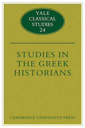 Studies in the Greek Historians