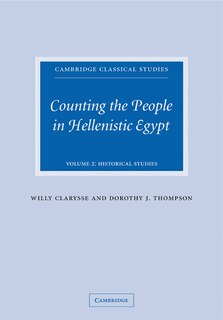 Front cover_Counting the People in Hellenistic Egypt