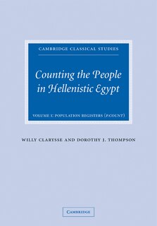 Front cover_Counting the People in Hellenistic Egypt