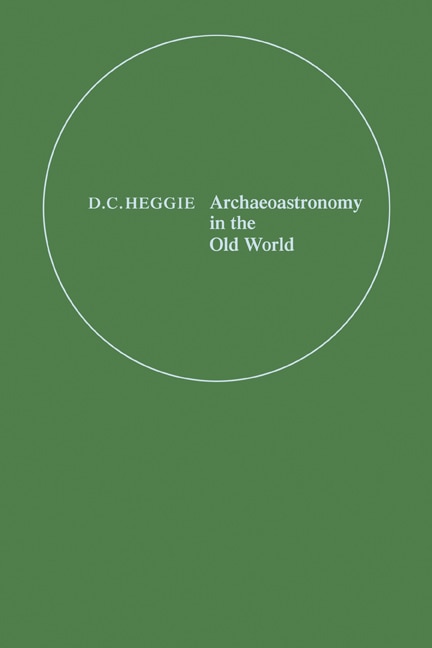 Front cover_Archaeoastronomy in the Old World