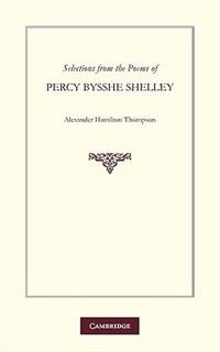 Front cover_Selections from the Poems of Percy Bysshe Shelley
