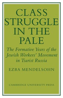 Front cover_Class Struggle in the Pale