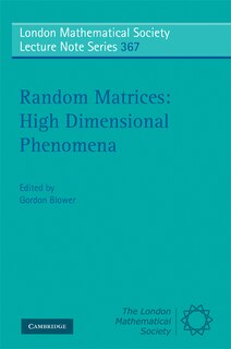 Front cover_Random Matrices: High Dimensional Phenomena