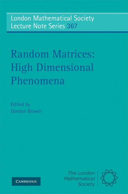 Front cover_Random Matrices: High Dimensional Phenomena
