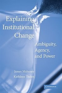 Couverture_Explaining Institutional Change
