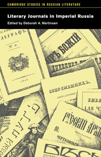 Front cover_Literary Journals in Imperial Russia