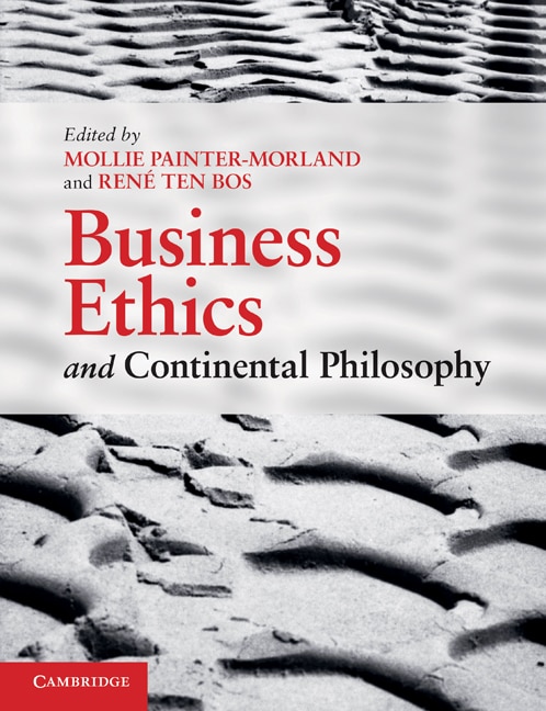 Front cover_Business Ethics and Continental Philosophy