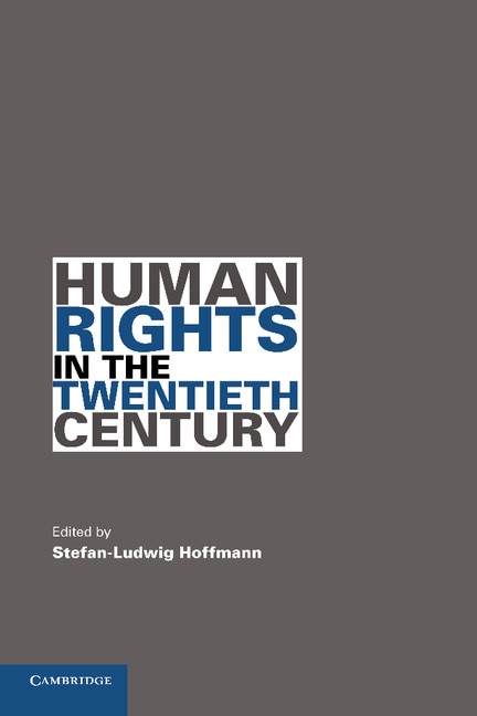 Front cover_Human Rights in the Twentieth Century