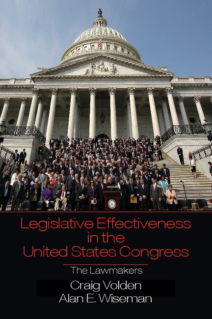 Front cover_Legislative Effectiveness In The United States Congress