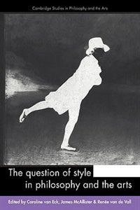 Couverture_The Question of Style in Philosophy and the Arts