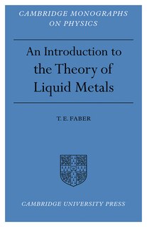Front cover_Introduction to the Theory of Liquid Metals