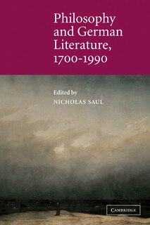 Front cover_Philosophy and German Literature, 1700–1990