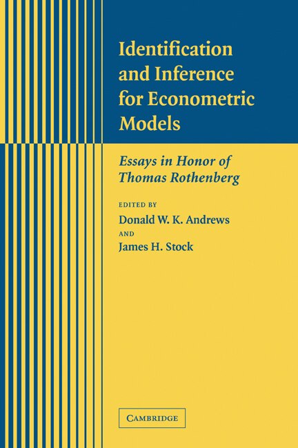 Front cover_Identification and Inference for Econometric Models