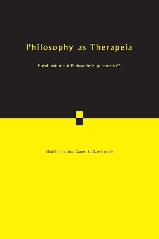 Front cover_Philosophy As Therapeia