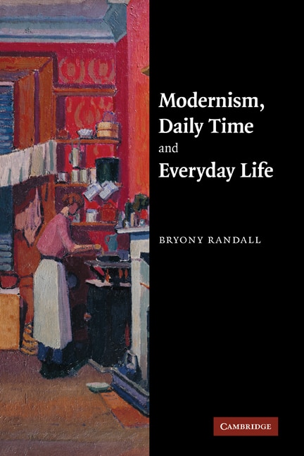 Front cover_Modernism, Daily Time and Everyday Life