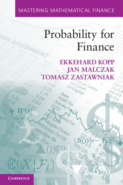 Front cover_Probability For Finance
