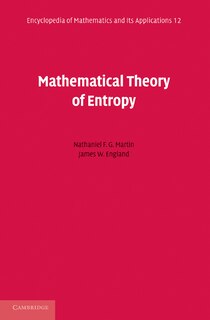 Couverture_Mathematical Theory of Entropy