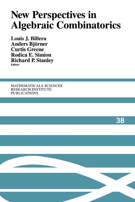 Front cover_New Perspectives in Algebraic Combinatorics