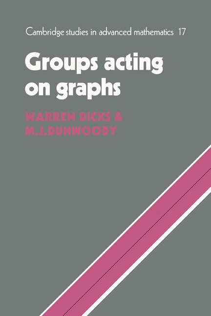 Front cover_Groups Acting on Graphs
