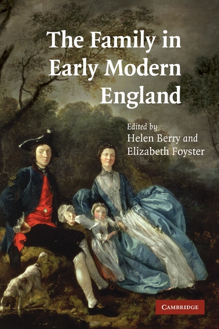 Front cover_The Family in Early Modern England